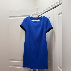 Tommy Hilfiger Royal Blue Dress with Black Trim